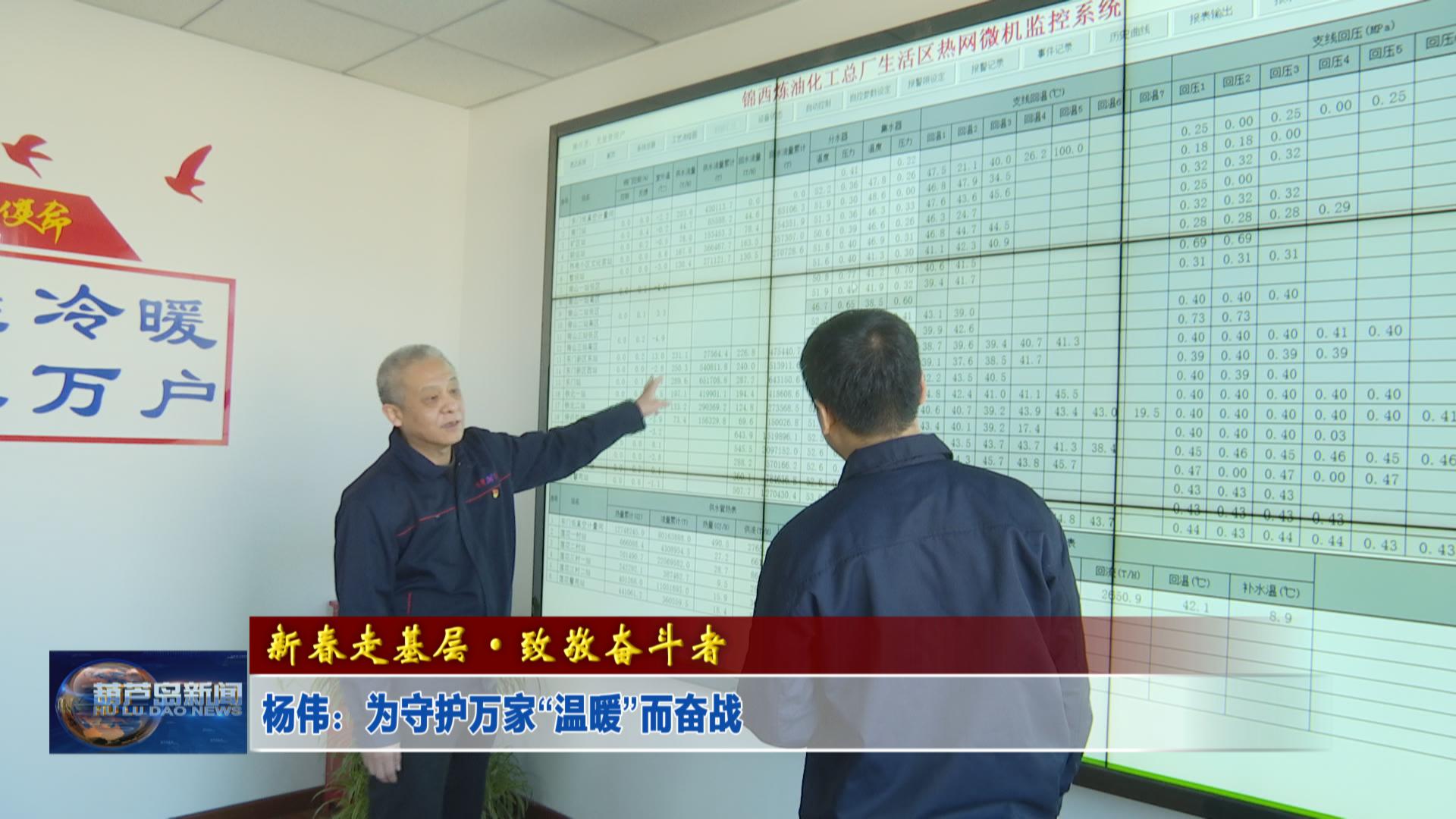 新春走基層·致敬奮斗者——楊偉：為守護萬家“溫暖”而奮戰